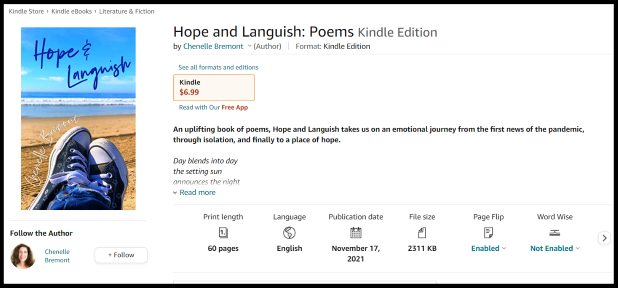Hope and Languish on Amazon Kindle