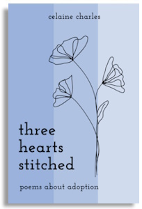 three hearts stitched book cover